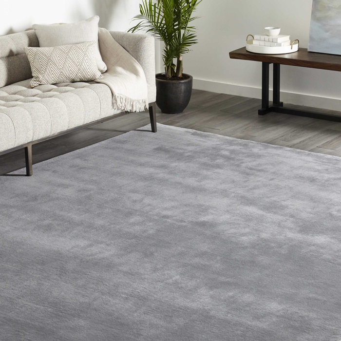 Solo Rugs Harbor Wellington Loom Knotted Wool Charcoal Area Rug Perigold